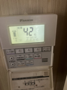 応急修理後に正常復旧したダイキンエコキュートEQ46JFV