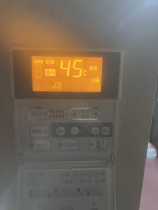 ダイキンエコキュートEQ46HFVのJ3エラー表示（岡山市東区）