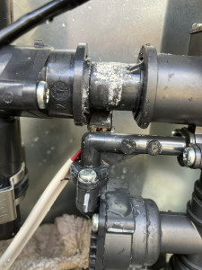日立エコキュートのお湯張り電磁弁接続部からの水漏れ
