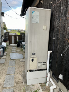 倉敷市 ダイキン EQ46JFV エコキュート 本体点検状況